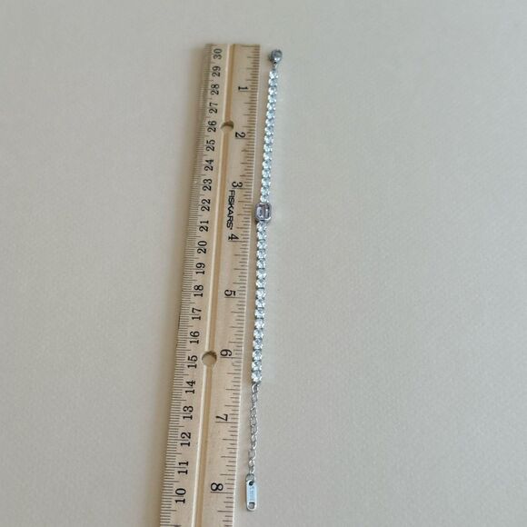 Elegant Silver and Pink Bracelet N1477 - Picture 4 of 4